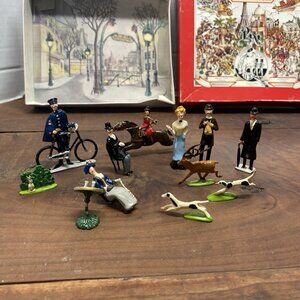 Pixi Cie Paris Metal Figurines Set Lot Made In France Miniatures Le Cafe 3041